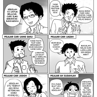 40 Karya Terpilih Lomba Komik Corat-Coret - Tema : Pelajar Indonesia